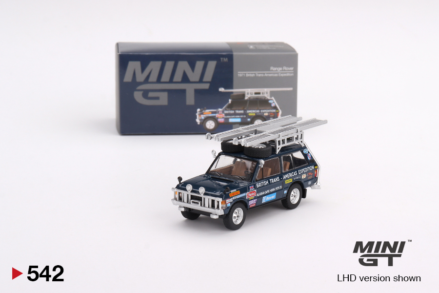 mini-gt-MGT00542-L-Range-Rover-1971-British-Trans-Americas-Expedition-VXC-868K