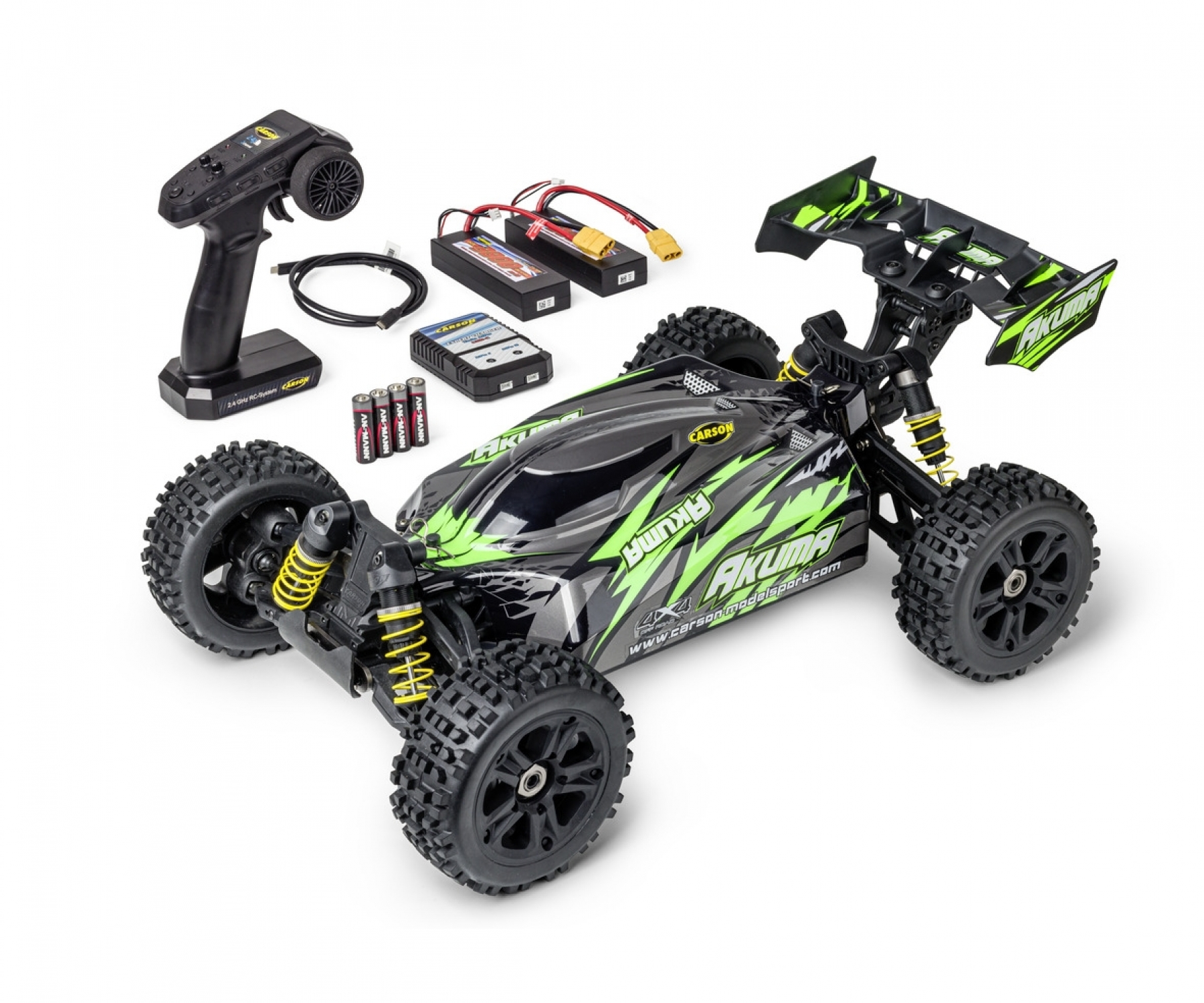 carson-500409082-Akuma-Buggy-RC-Set-grün-günstig