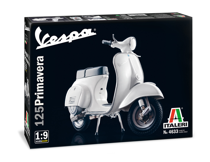 italeri-4633-1-Vespa-125-Primavera-Motorroller-klassische-Variante