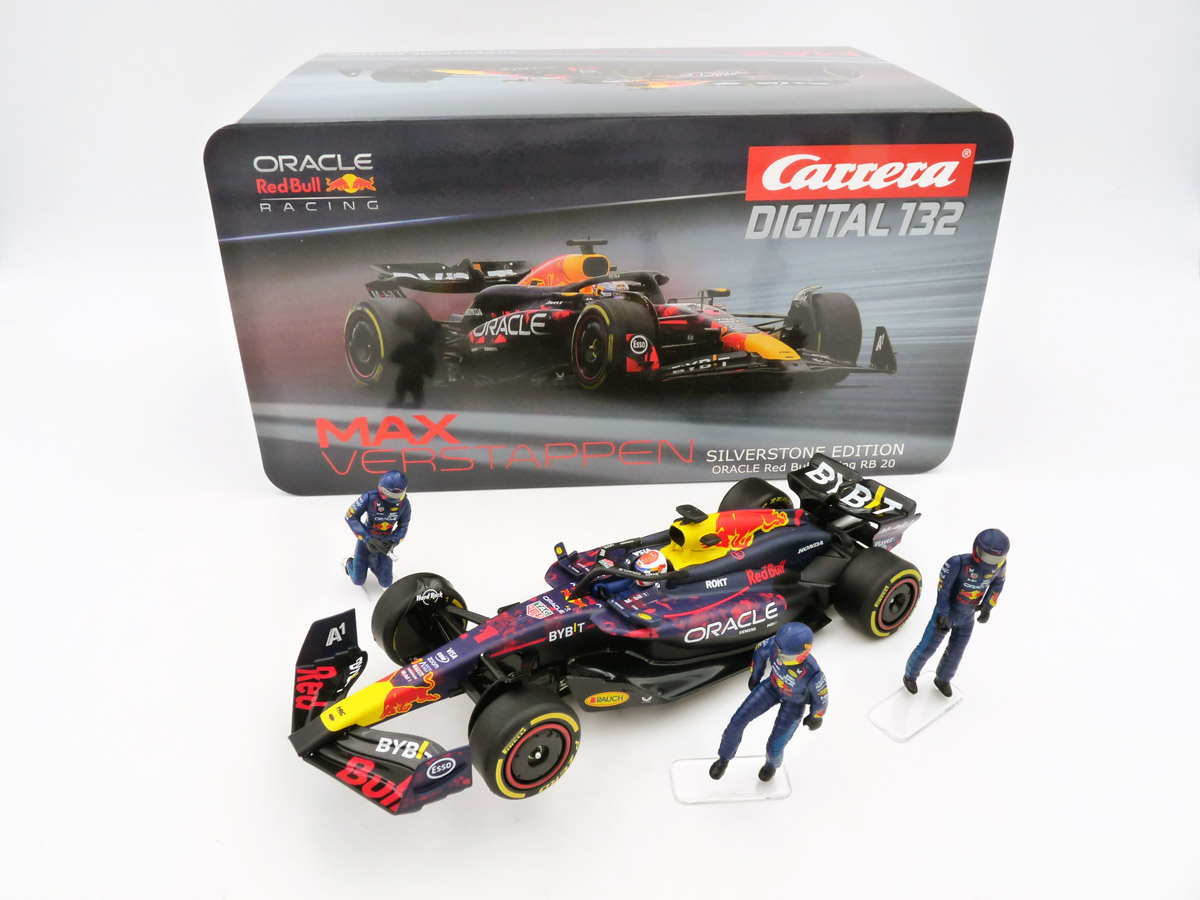 Carrera-20032048-1-Silverstone-Edition-Sondermodell-Oracle-Red-Bull-RB20-Max-Verstappen-No1-in-Blechbox
