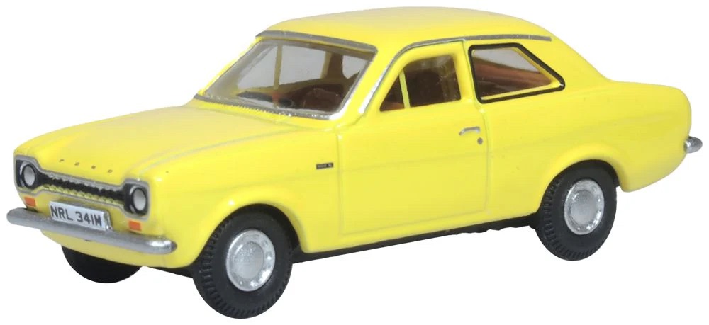 oxford-76FE004-Ford-Escort-Mk1-daytona-yellow oxford-76FE004-Ford-Escort-Mk1-daytona-yellow