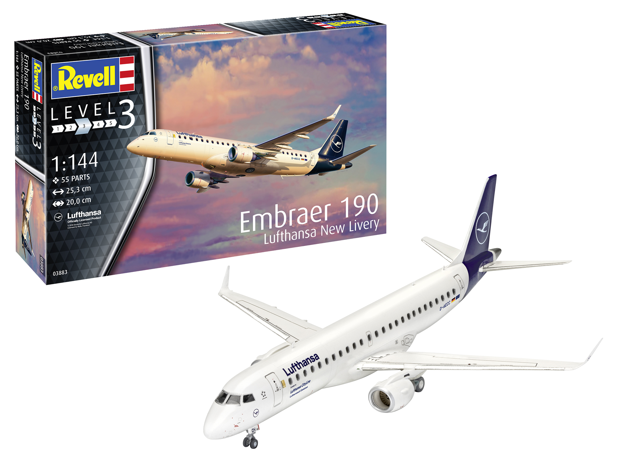 revell-03883-Embraer-190-Lufthansa-New-Livery