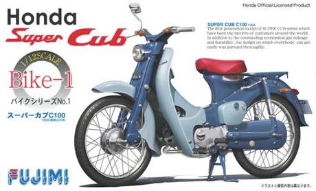 fujimi-141244-Honda-Super-Cub-C100-1958