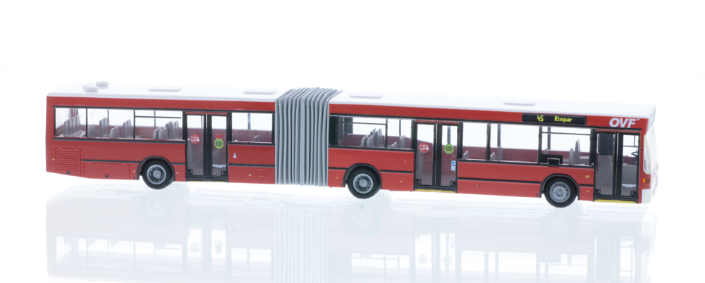 rietze-76434-Mercedes-Benz-O-405-GN2-OVF-Franken-Linie-45-Rimpar-Omnibus