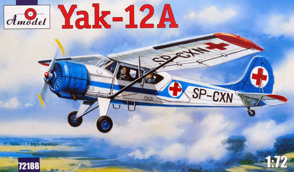 amodel-72188-Yakovlev-Yak-12A-Sternmotor-Hochdecker amodel-72188-Yakovlev-Yak-12A-Sternmotor-Hochdecker