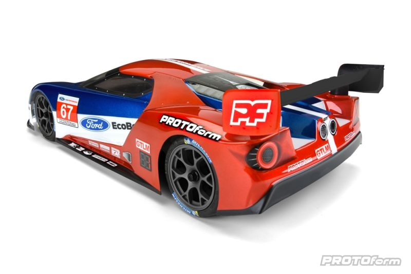 protoform-1550-25-2-Ford-GT-Race-Car-Karosseriesatz-für-190mm-breite-Tourenwagenchassis