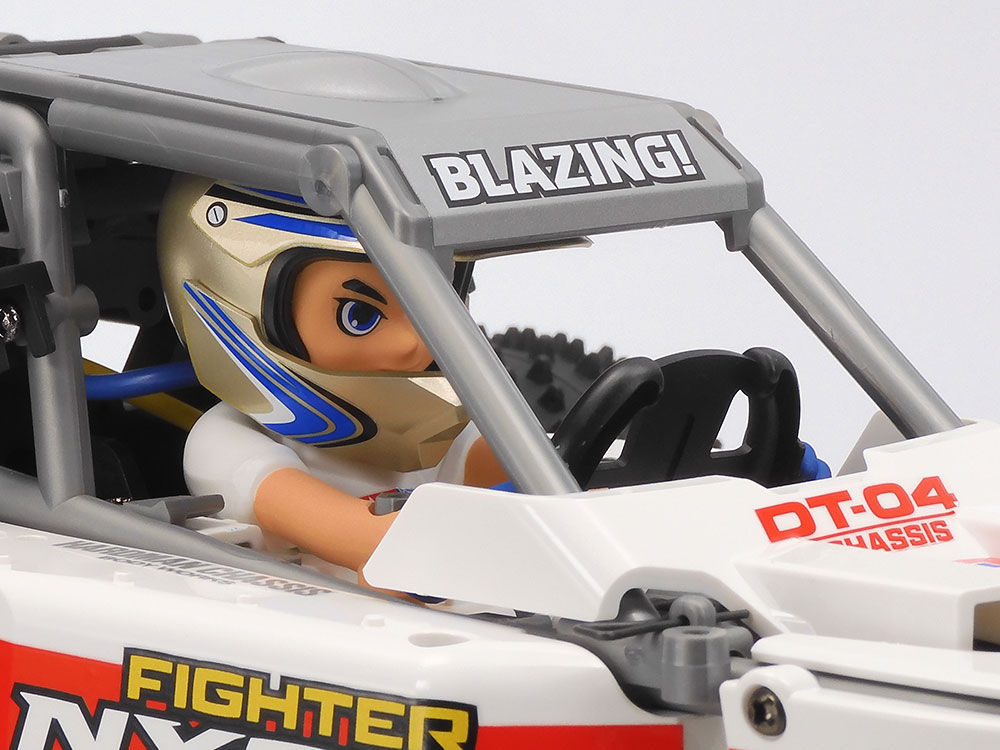 tamiya-58741-8-Fighter-NXGEN-DT-04-Chassis-Einsteiger-RC-Auto-Bausatz-Fahrerfigur tamiya-58741-8-Fighter-NXGEN-DT-04-Chassis-Einsteiger-RC-Auto-Bausatz-Fahrerfigur