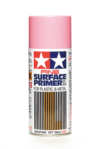 tamiya-87146-1-Fine-Surface-Primer-L-pink-rosa-Grundierung-für-Plastikmodellbau-Verwendung-rote-Decklacke