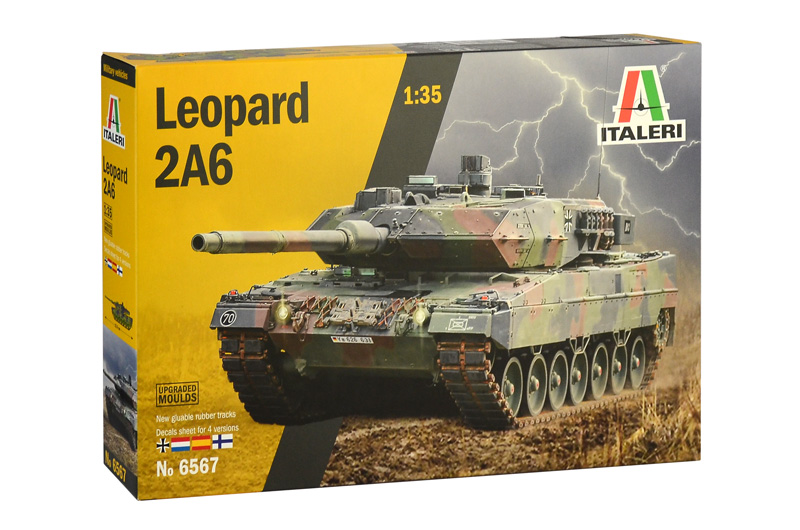 italeri-6567-Bundeswehr-Kampfpanzer-Leopard-2A6