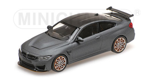 minichamps-410025220-BMW-M4-GTS-mattgrau-orange