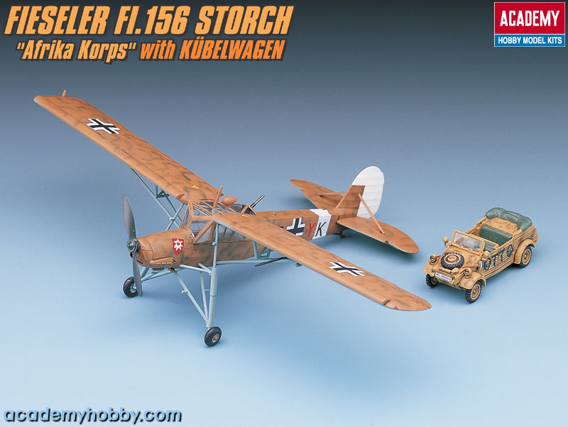 academy-2212-2-Fieseler-Storch-Afrika-Korps-VW-Kübelwagen