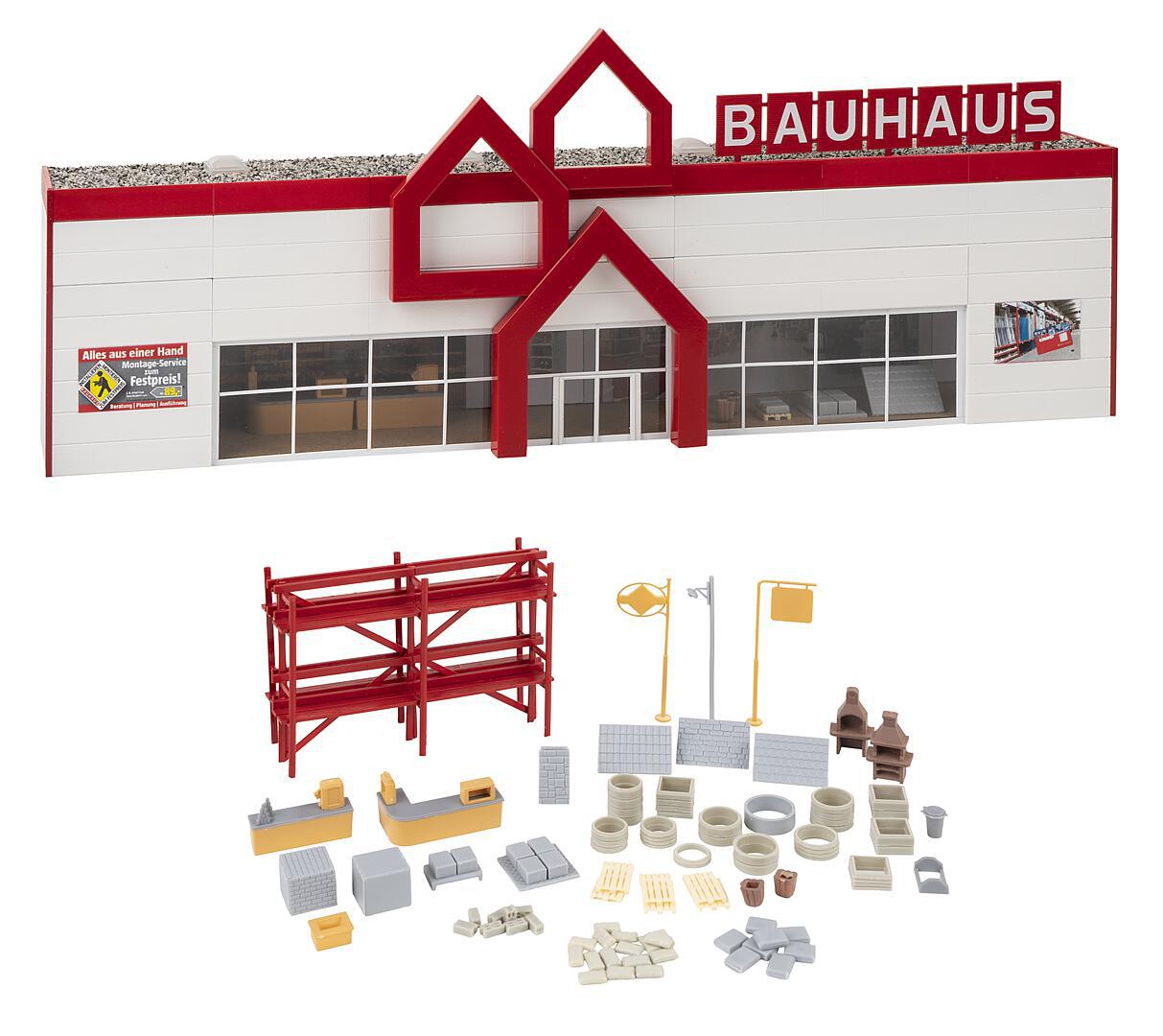 faller-130889-2-Baumarkt-Relief-Modell-Systembau-Bauhaus-Filiale-Kahlgrund