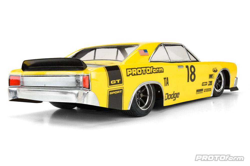 protoform-1579-30-2-Dodge-Dart-1967-Musclecar-Karosseriesatz-für-190mm-breite-Tourenwagenchassis