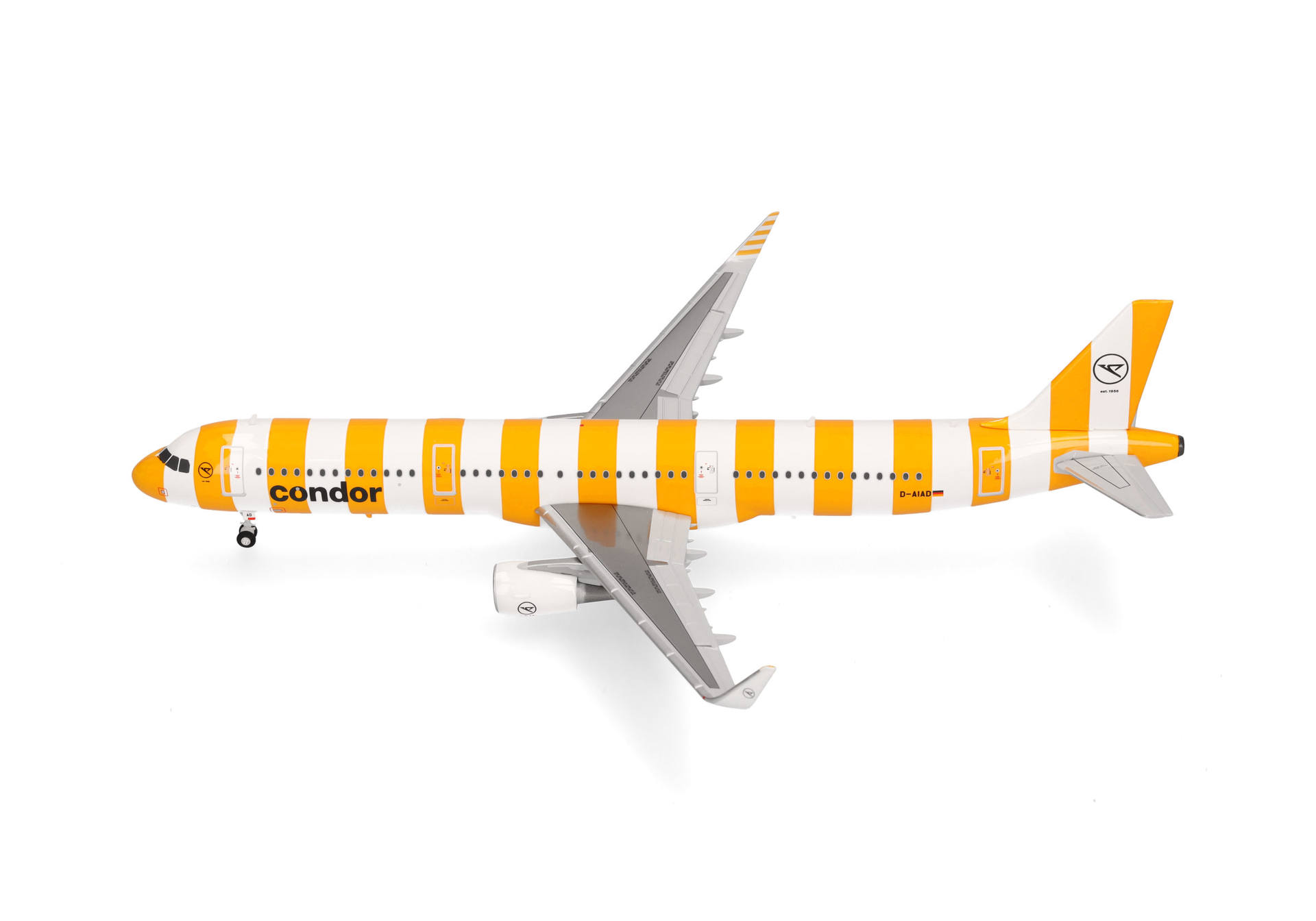 herpa-572576-3-Condor-Airbus-A321-Sunshine-D-AIAD-gelb-gestreift-Ferienflieger-Urlaubsstimmung-Seite-Rumpf-gerillt herpa-572576-3-Condor-Airbus-A321-Sunshine-D-AIAD-gelb-gestreift-Ferienflieger-Urlaubsstimmung-Seite-Rumpf-gerillt