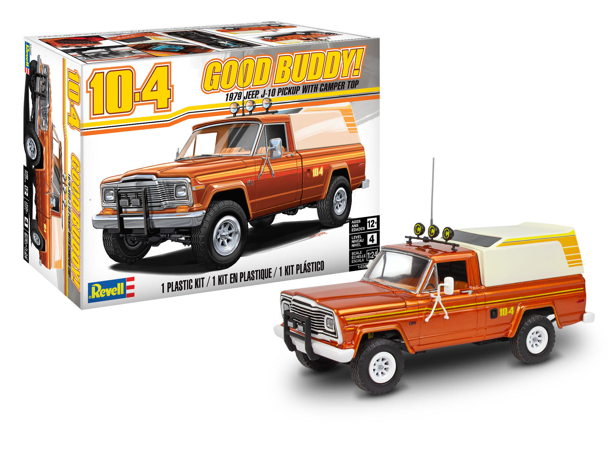 revell-14568-1979-Jeep-J-10-Pickup-with-camper-top-10-4-good-buddy revell-14568-1979-Jeep-J-10-Pickup-with-camper-top-10-4-good-buddy