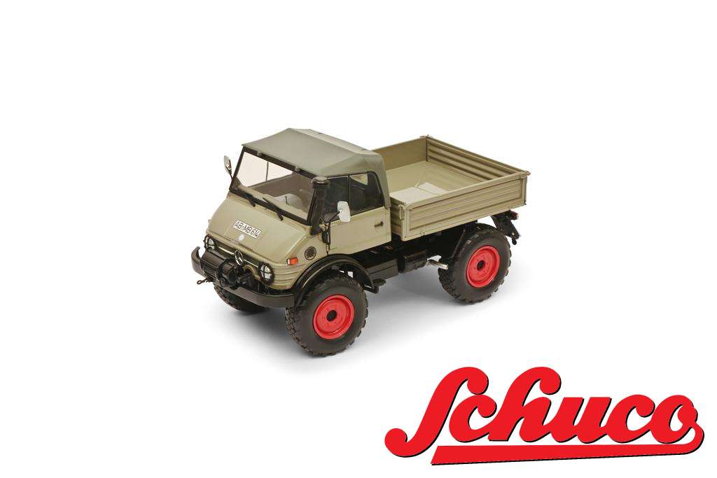 schuco-450061400-Unimog-406-Pritsche-grau schuco-450061400-Unimog-406-Pritsche-grau