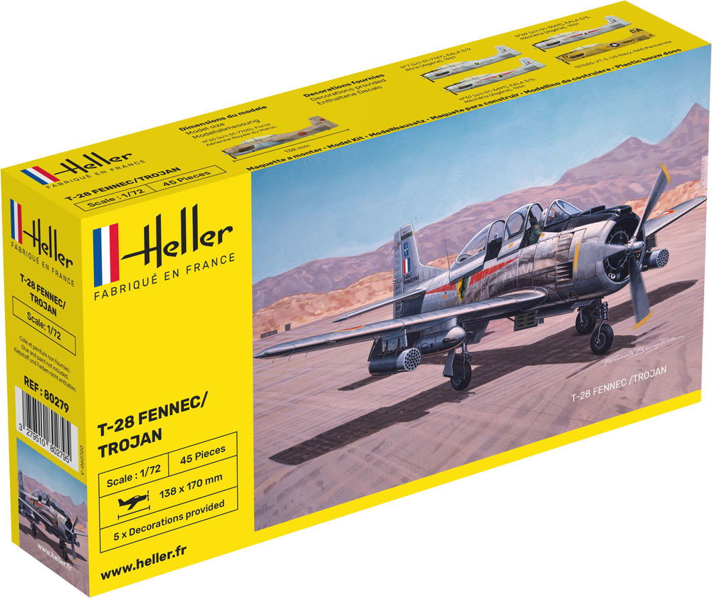 heller-80279-North-American-T-28-Fennec-Trojan