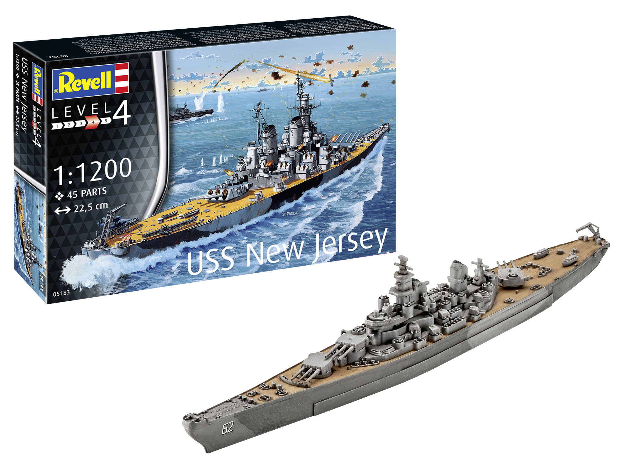 revell-05183-USS-New-Jersey-Iowa-class-Schlachtschiff