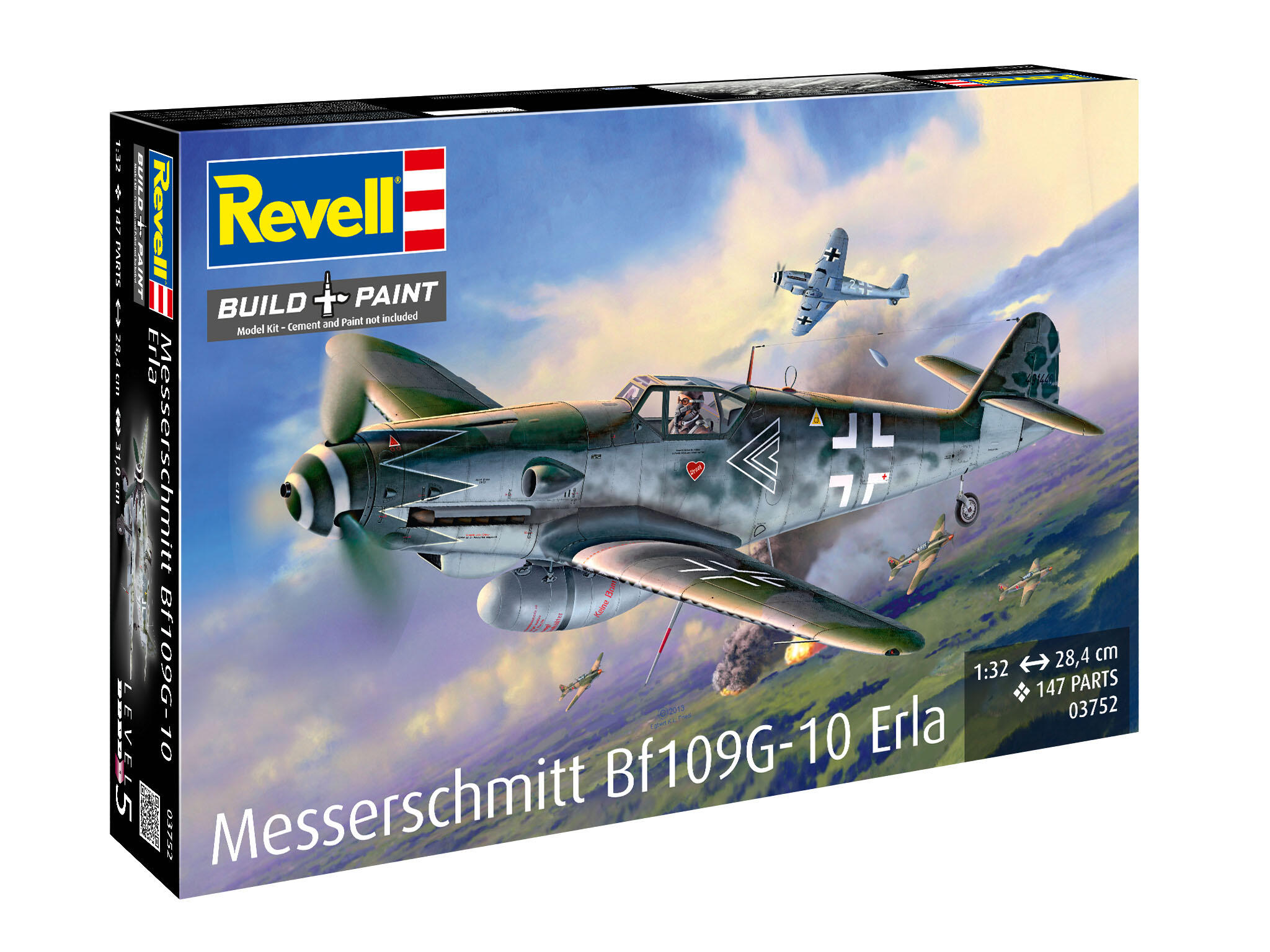 Revell-03752-1-Messerschmitt-Bf-109-G-10-Erla-Luftwaffe-Jäger