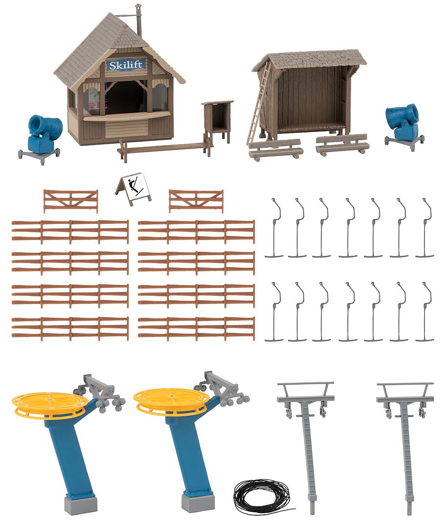 faller-134003-2-Schlepplift-mit-Kiosk-Skihügel-Spessart-Engländer-Details
