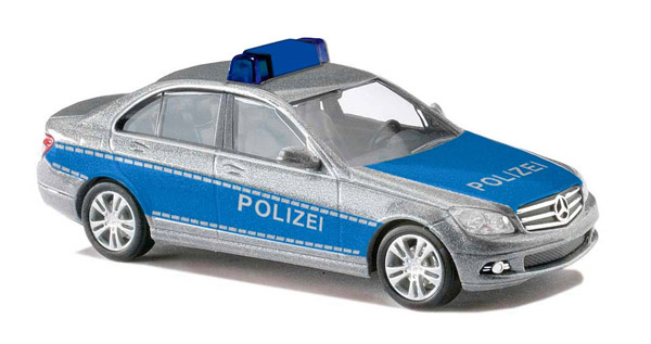 busch-43603-Mercedes-C-Klasse-Polizei-Streifenwagen