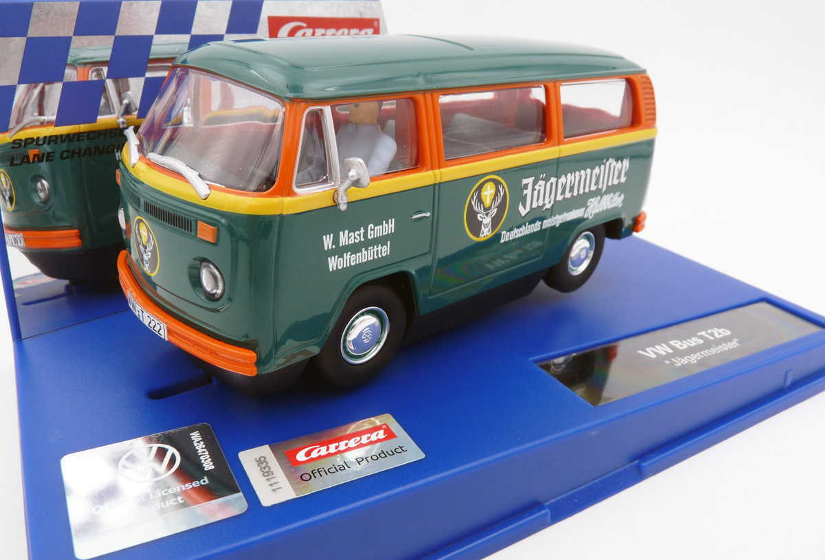 carrera-20032034-Volkswagen-VW-T2b-Bus-Jägermeister-Halbbitter-Mast-GmbH-Wolfenbüttel carrera-20032034-Volkswagen-VW-T2b-Bus-Jägermeister-Halbbitter-Mast-GmbH-Wolfenbüttel