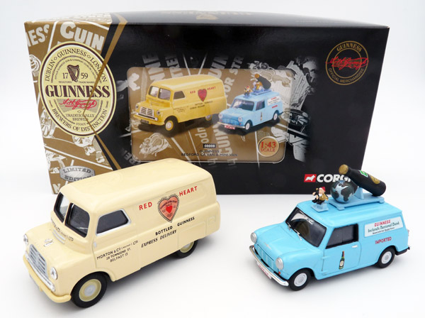 corgi-08008-guinness-brauerei-set-austin-mini-van-bedford corgi-08008-guinness-brauerei-set-austin-mini-van-bedford