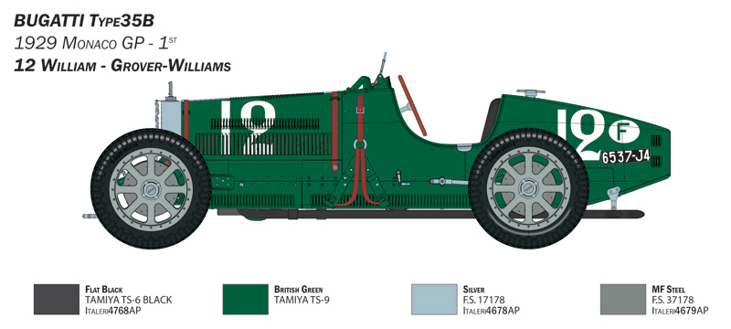 italeri-4710-4-Bugatti-Type-35B-Grover-Williams