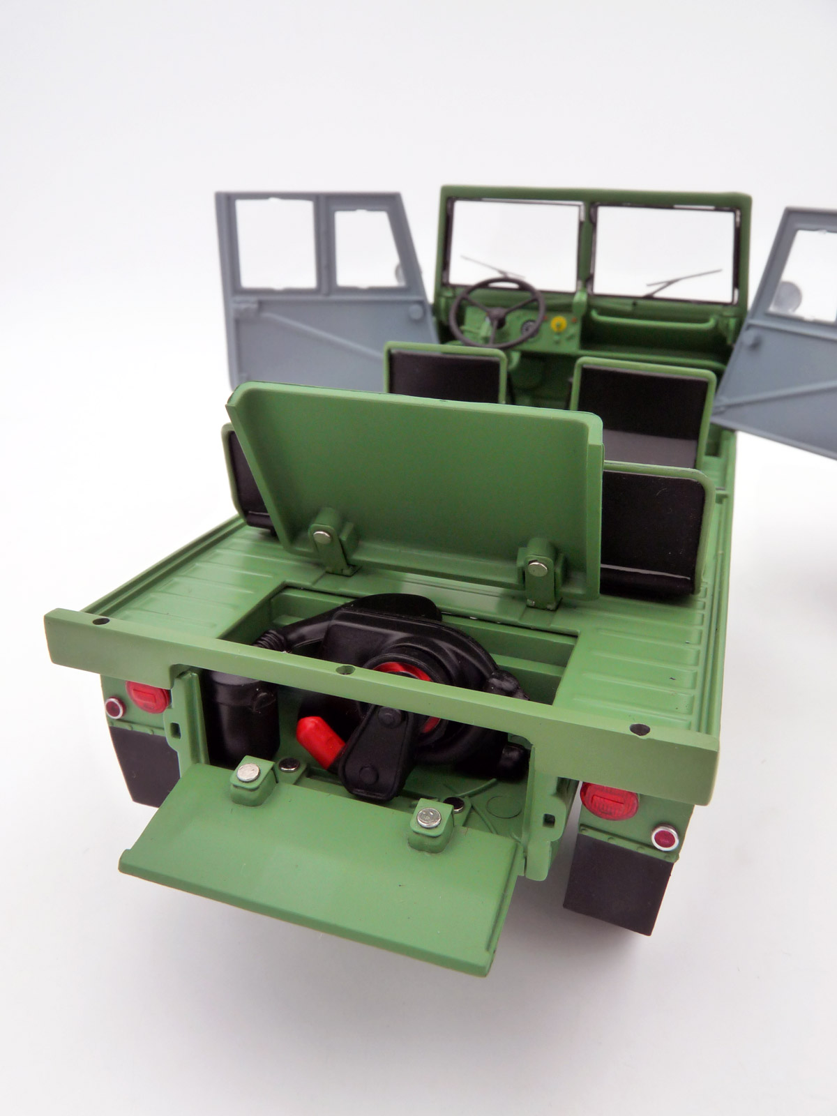 schuco-450044000-4-Steyr-Puch-Haflinger-grün-grau schuco-450044000-4-Steyr-Puch-Haflinger-grün-grau