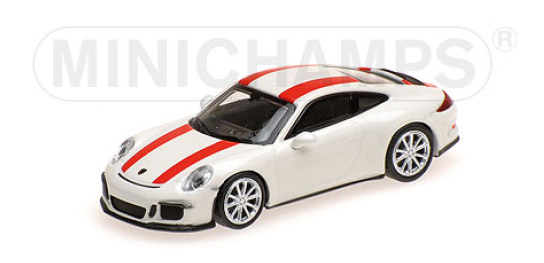 minichamps-870066220-Porsche-911-R-weiß