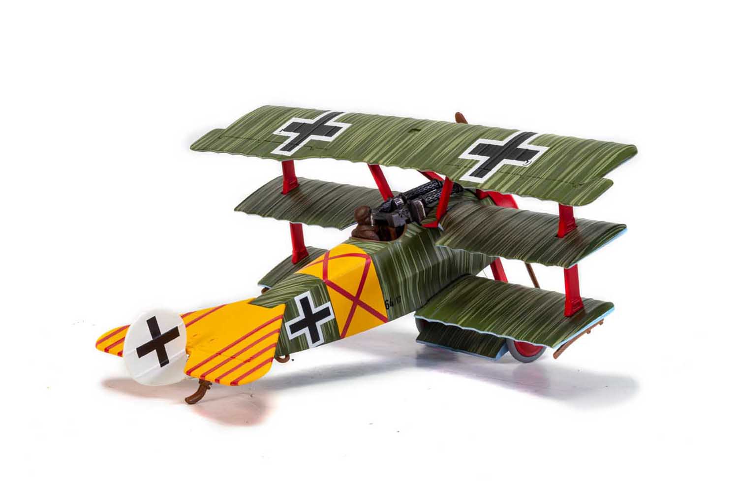 corgi-AA38311-5-Fokker-DR-I-Dreidecker-Ltn-Werner-Steinhauser-Jasta-11-Jagdgeschwader-1-April-1918-Frankreich