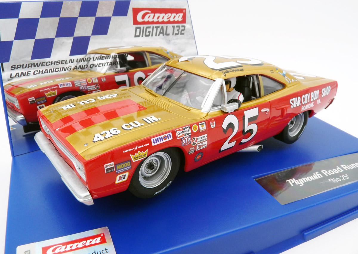 carrera-20031059-Plymouth-Road-Runner-Cerry-Ezra-Jabe-Thomas-Star-City-Body-Shop-Roanoke-VA-NASCAR