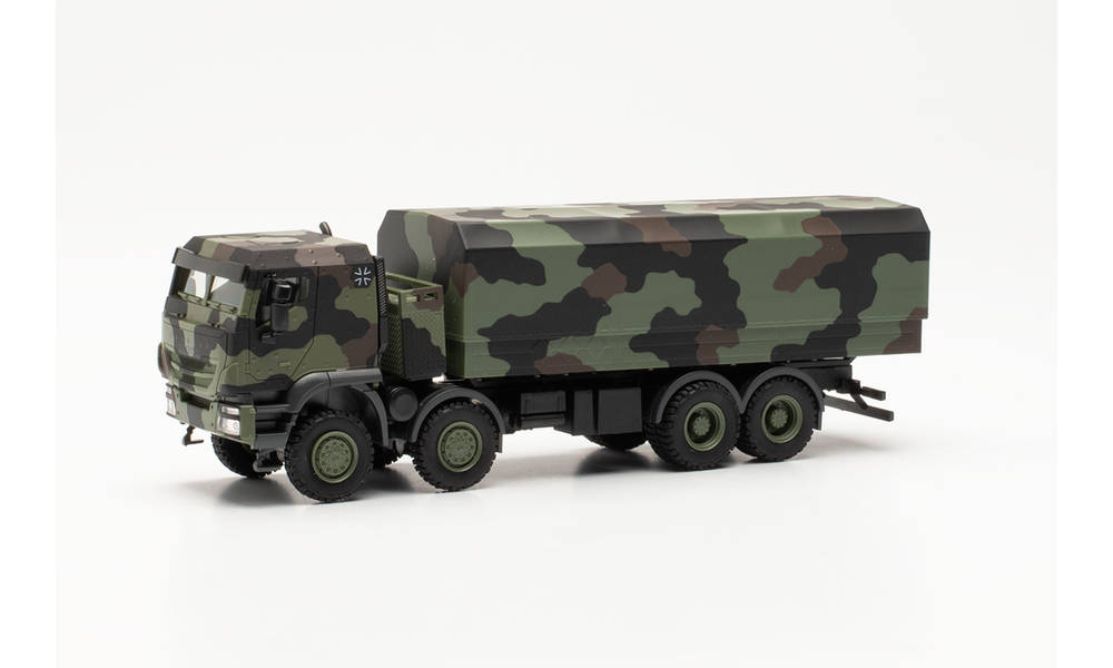 herpa-746992-Iveco-Trakker-8x8-geschützt-Bundeswehr-Transport-LKW