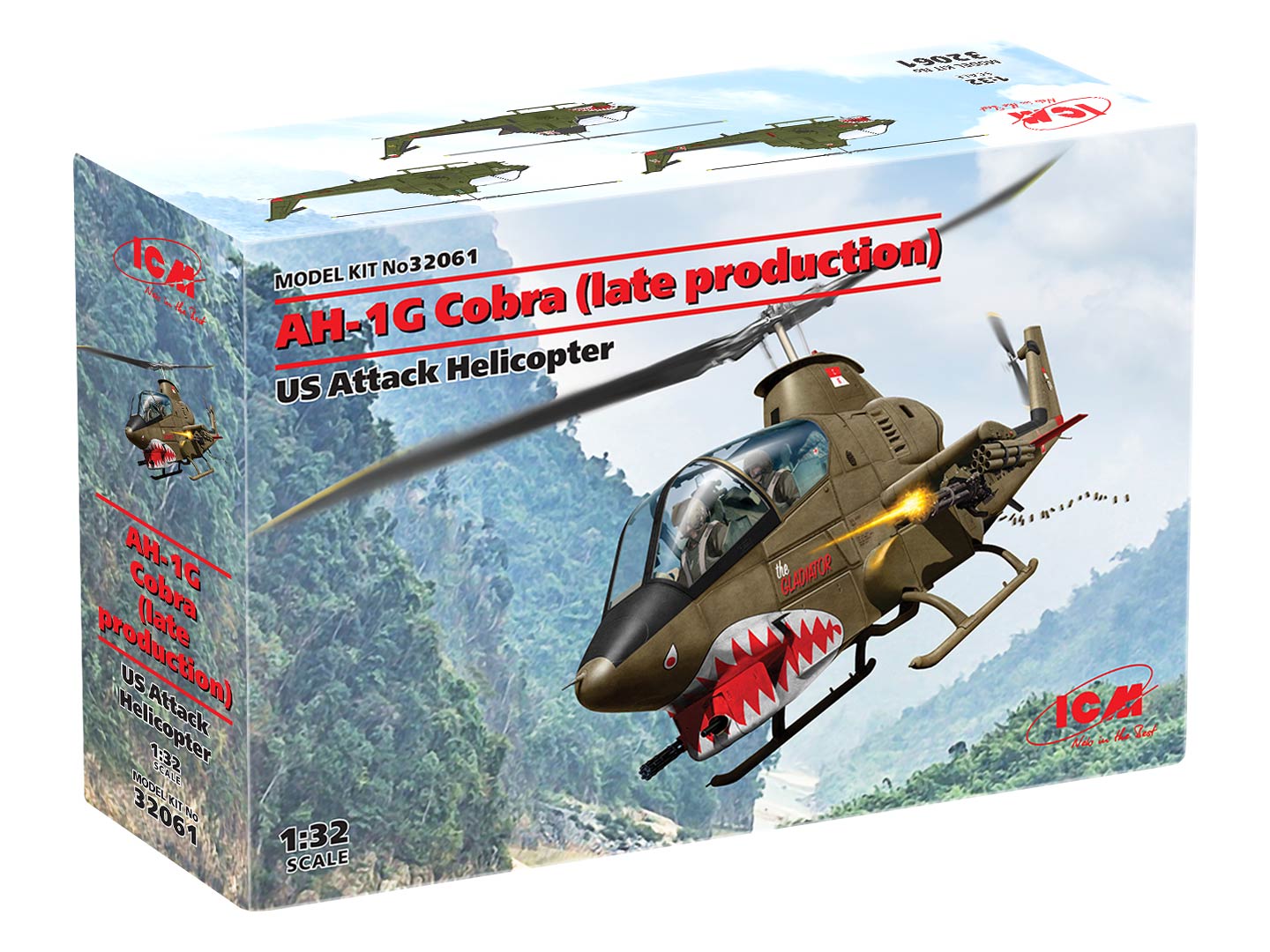 icm-32061-1-AH-1G-Cobra-late-production-US-attack-helicopter-as-used-in-Vietnam icm-32061-1-AH-1G-Cobra-late-production-US-attack-helicopter-as-used-in-Vietnam