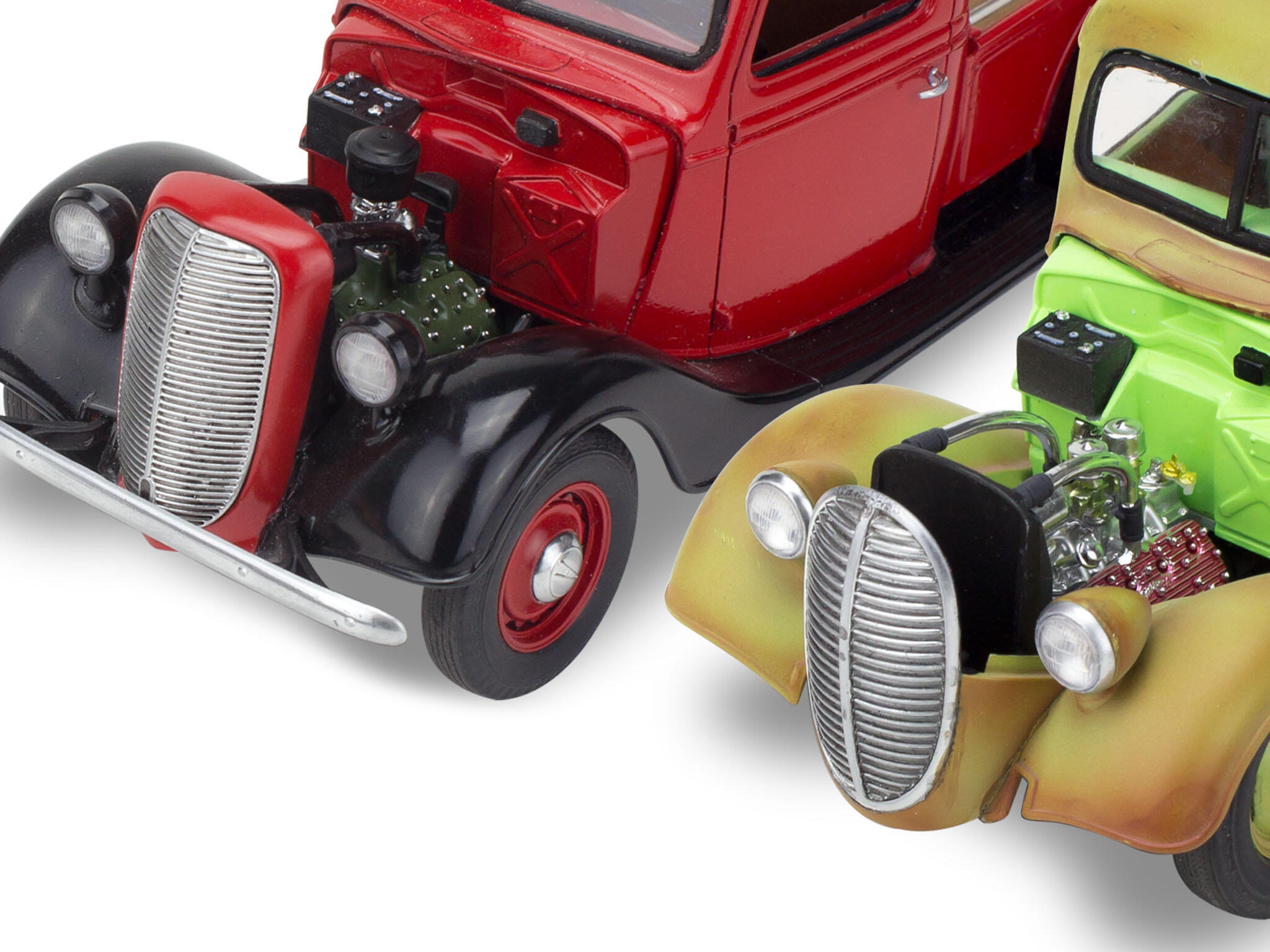 Revell-85-4516-3-1937—Ford-Pickup-with-surfboard-Hot-Rod-Bausatz