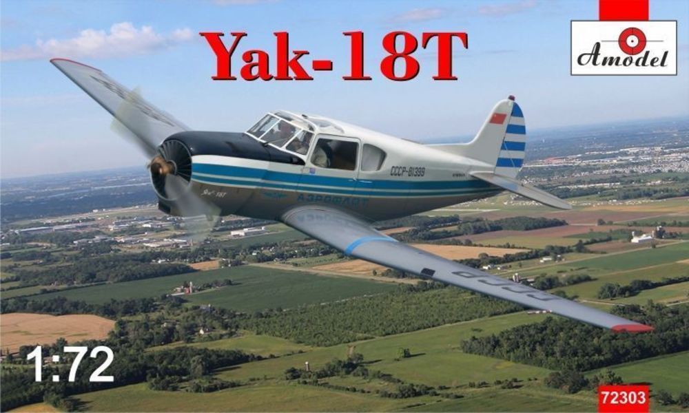 amodel-72303-Yakovlev-Yak-18T-Sternmotor-Reiseflugzeug amodel-72303-Yakovlev-Yak-18T-Sternmotor-Reiseflugzeug