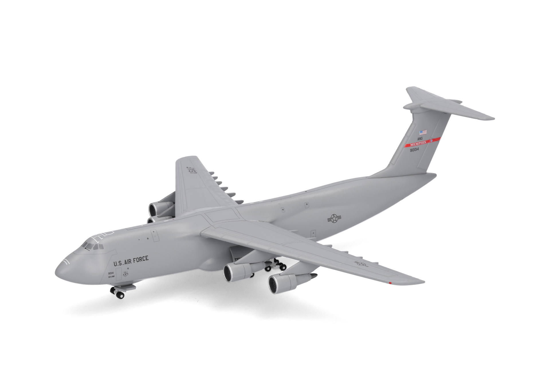 Herpa-539180-1-US-Air-Force-Lockheed-C-5A-Galaxy-Tennessee-Air-National-Guard-Memphis-69-0014-vorne