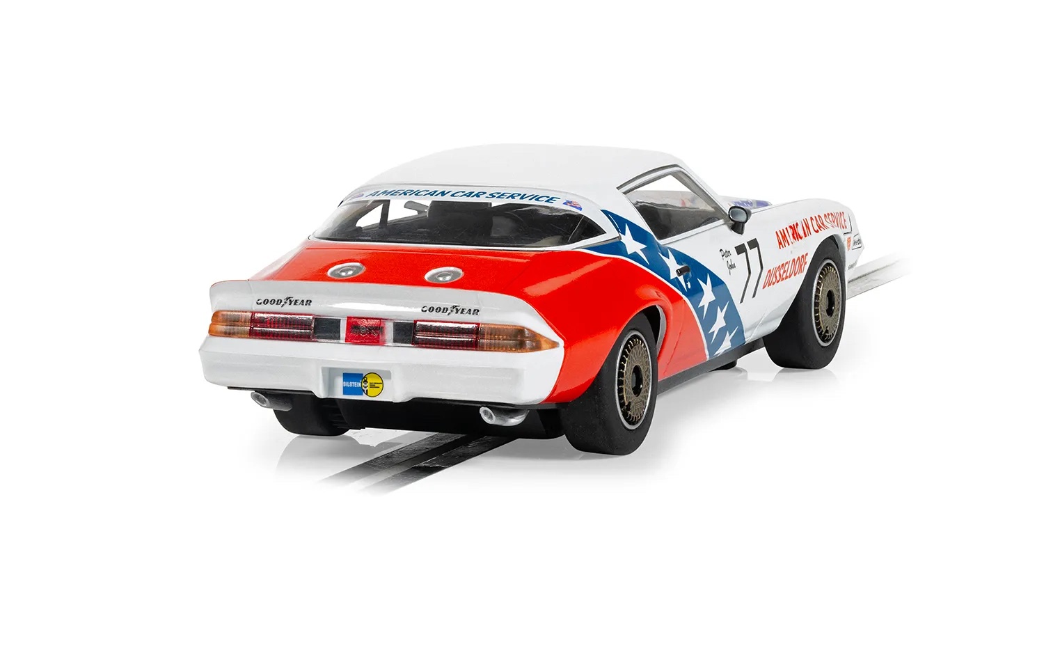 scalextric-C4300-2-Chevrolet-Camaro-Z28-American-Car-Service-Düsseldorf-Peter-John-DTM-1982-77-Leuchtenband scalextric-C4300-2-Chevrolet-Camaro-Z28-American-Car-Service-Düsseldorf-Peter-John-DTM-1982-77-Leuchtenband