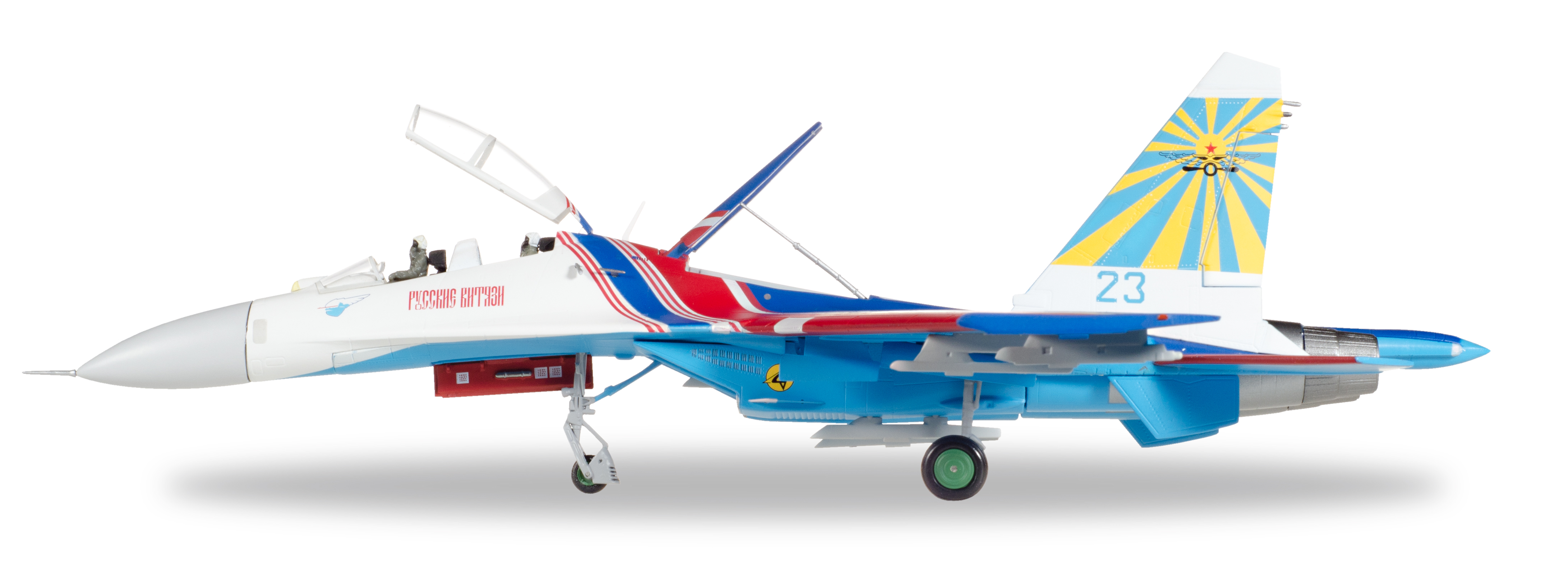 herpa580212-Russian-Knights-Sukhoi-SU27UB-Flanker-C