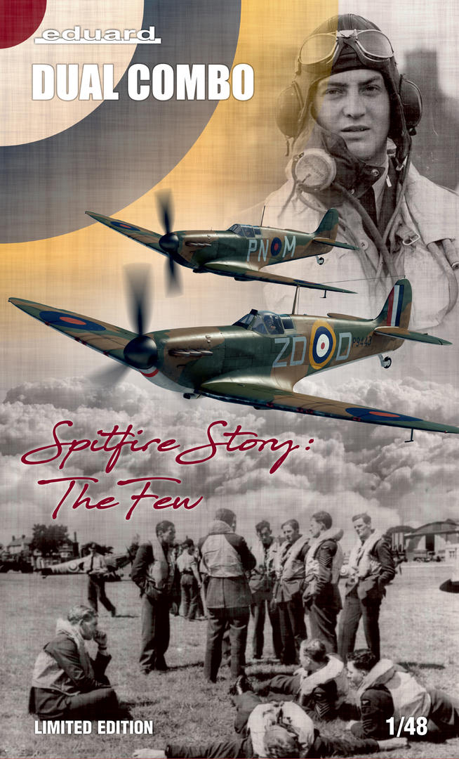 eduard-11143-1-Spitfire-Story-The-Few-Sir-Douglas-Bader-MkI-limited-edition-dual-combo
