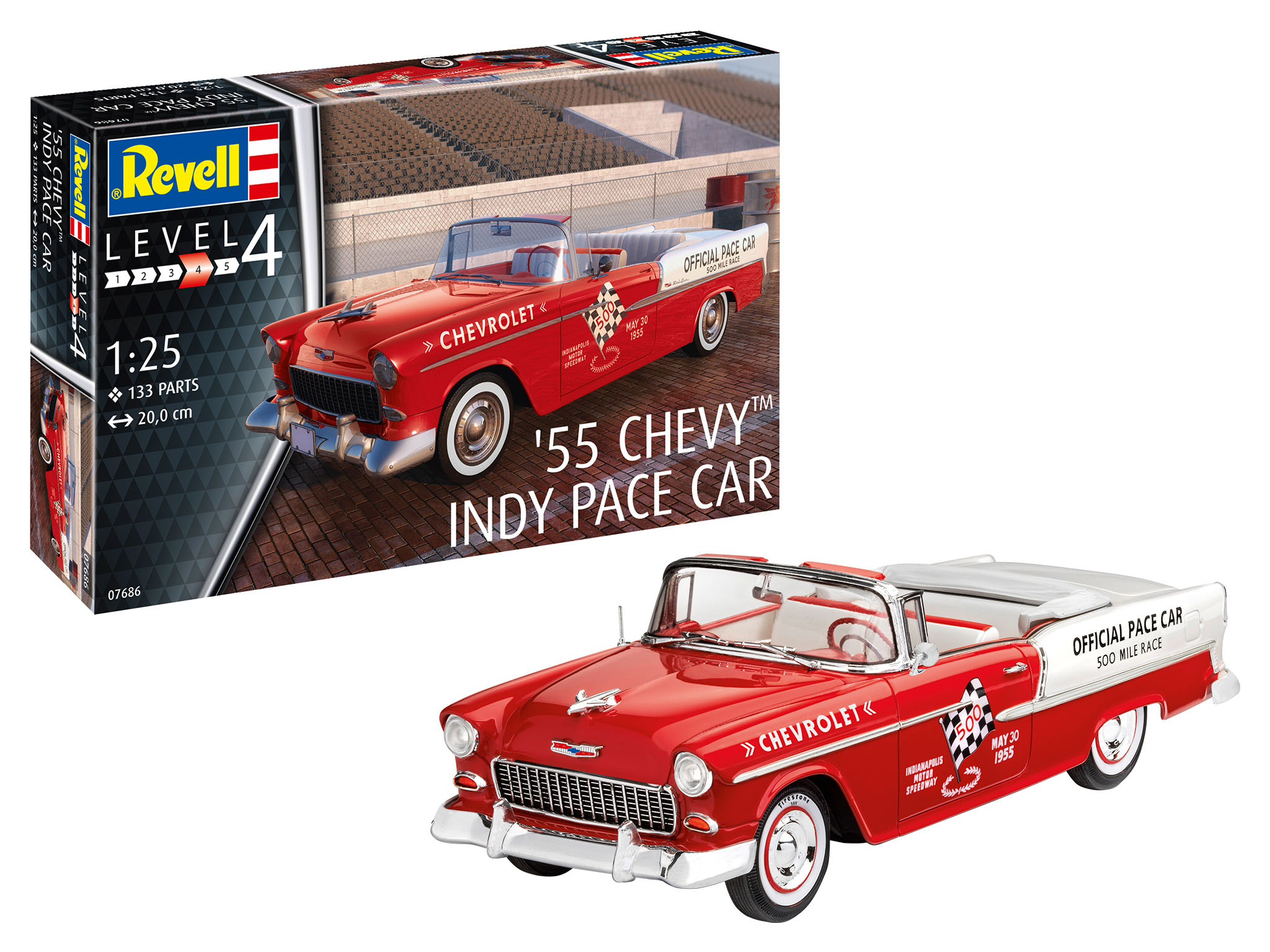 revell-07686-1955-Chevrolet-Bel-Air-Indy-Pace-Car-Indianapolis