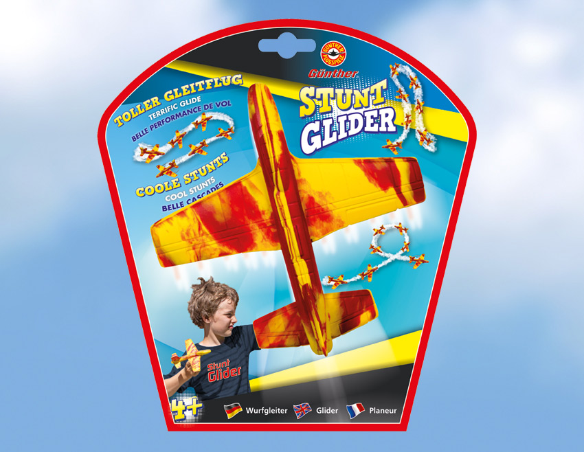 guenther-flugspiele-1515-2-Stunt-Glider-kleines-stabiles-Flugzeug-zum-Werfen-für-Kinder