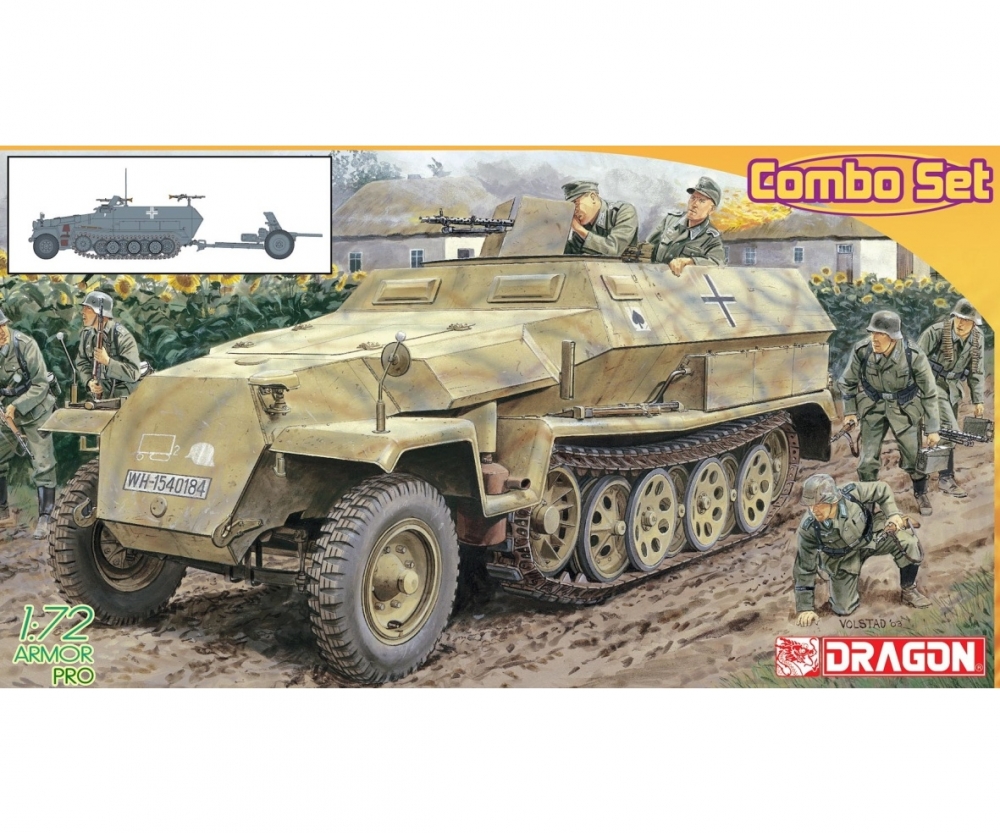 dragon-7611-Sd-Kfz-251-Ausführung-C-mit-Geschützanhänger-PaK dragon-7611-Sd-Kfz-251-Ausführung-C-mit-Geschützanhänger-PaK