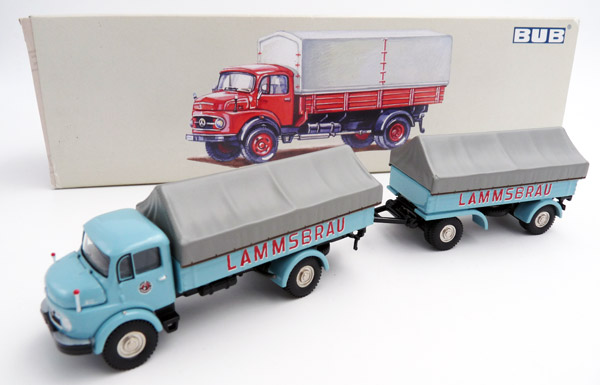 bub-07751-Mercedes-Benz-L911-Bierhängerzug-Lammsbräu-Bierlaster-50er-Jahre bub-07751-Mercedes-Benz-L911-Bierhängerzug-Lammsbräu-Bierlaster-50er-Jahre