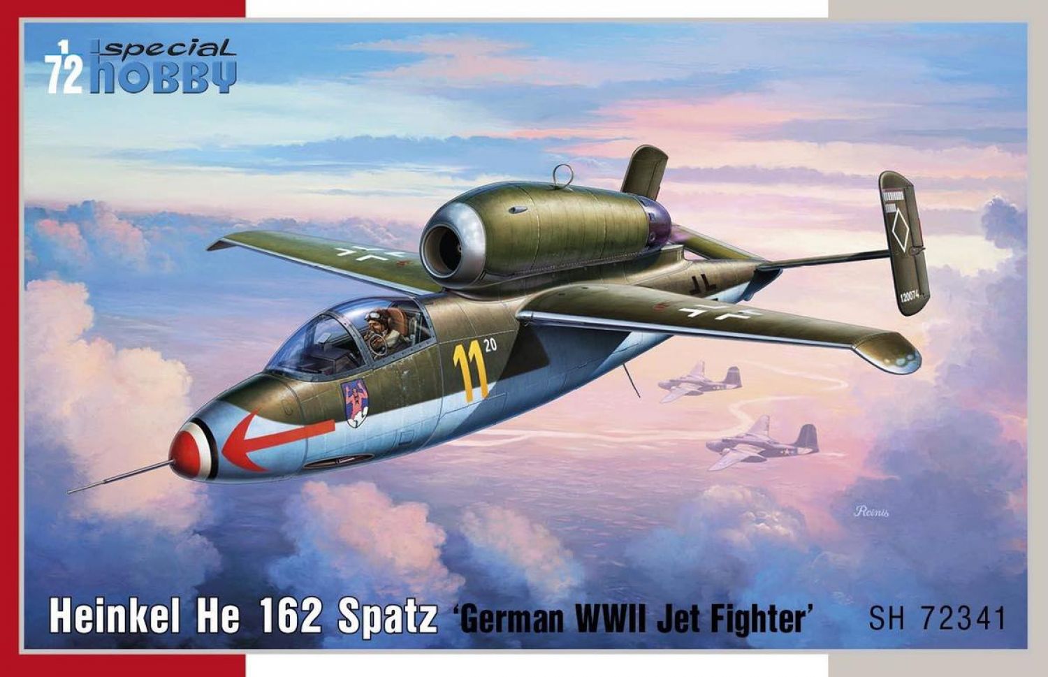 specialhobby-SH72341-1-Heinkel-He-162-Spatz-Volksjäger-Salamnder-strahlgtriebenes-Jagdflugzeug