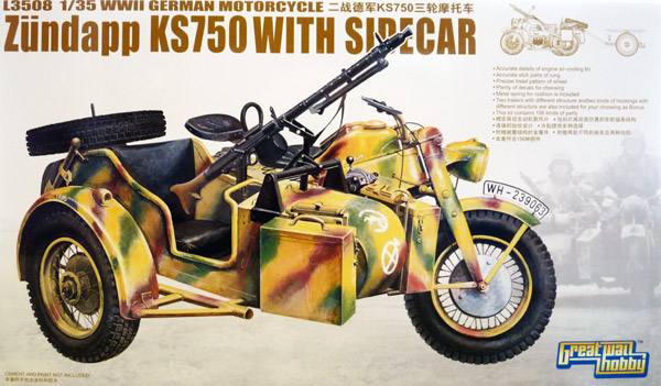 greatwallhobby-L3508-Zündapp-KS-750-Gespann