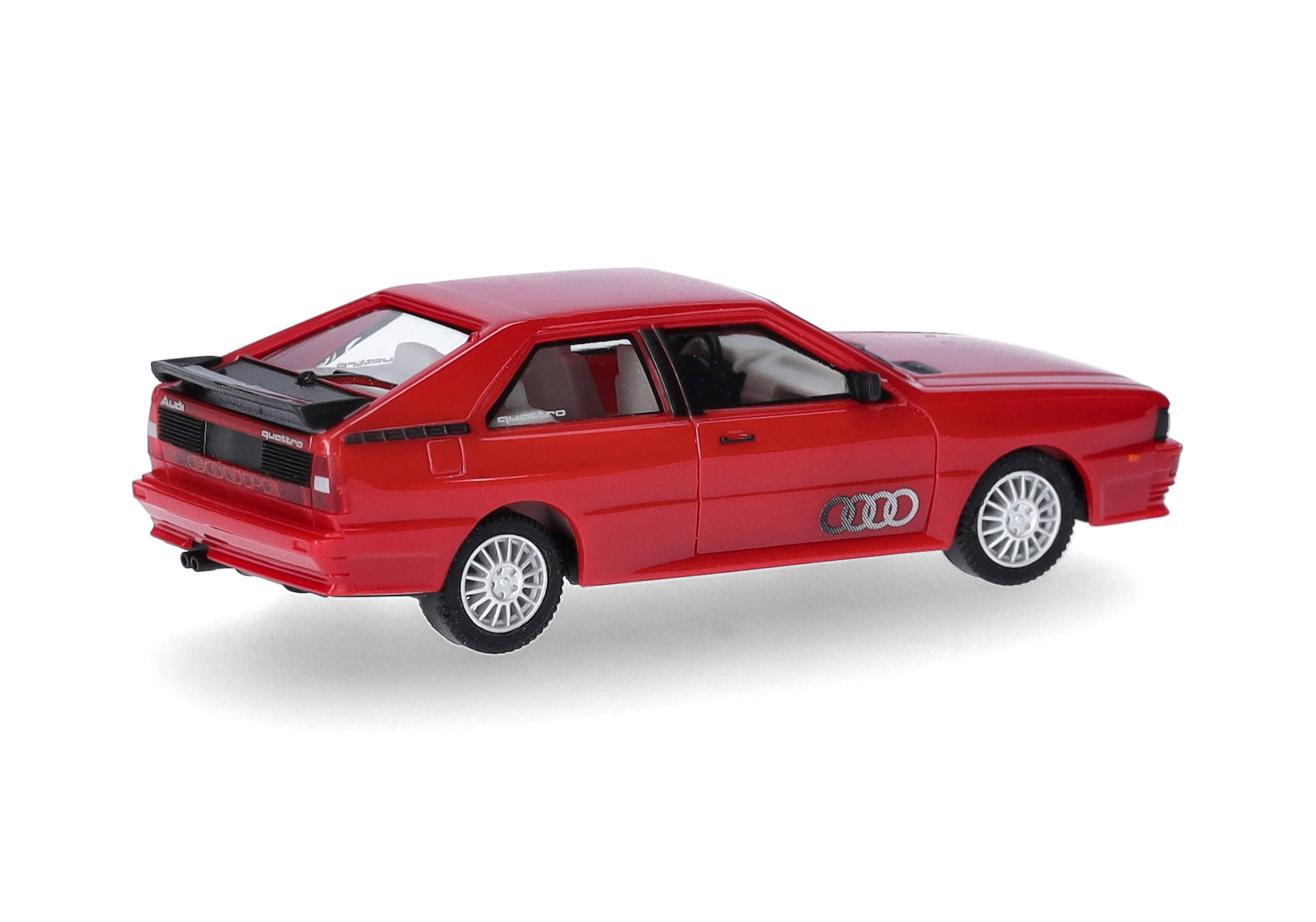 Herpa-023337-2-Audi-quattro-Urquattro-tornadorot-Modellauto-hinten