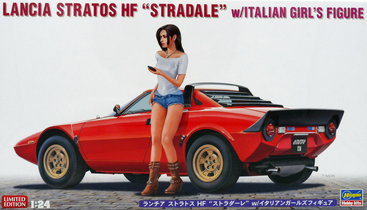 hasegawa-20543-1-Lancia-Stratos-HF-Stradale-with-italian-girl-figure-limited-edition