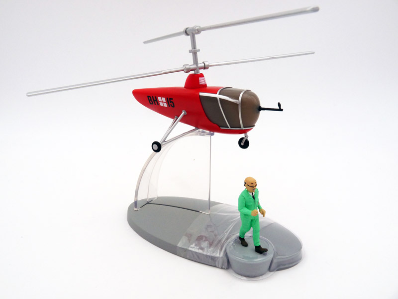 tintin-moulinsart-Hiller-UH4-Hubschrauber-Prof-Bienlein-Tim-und-Struppi