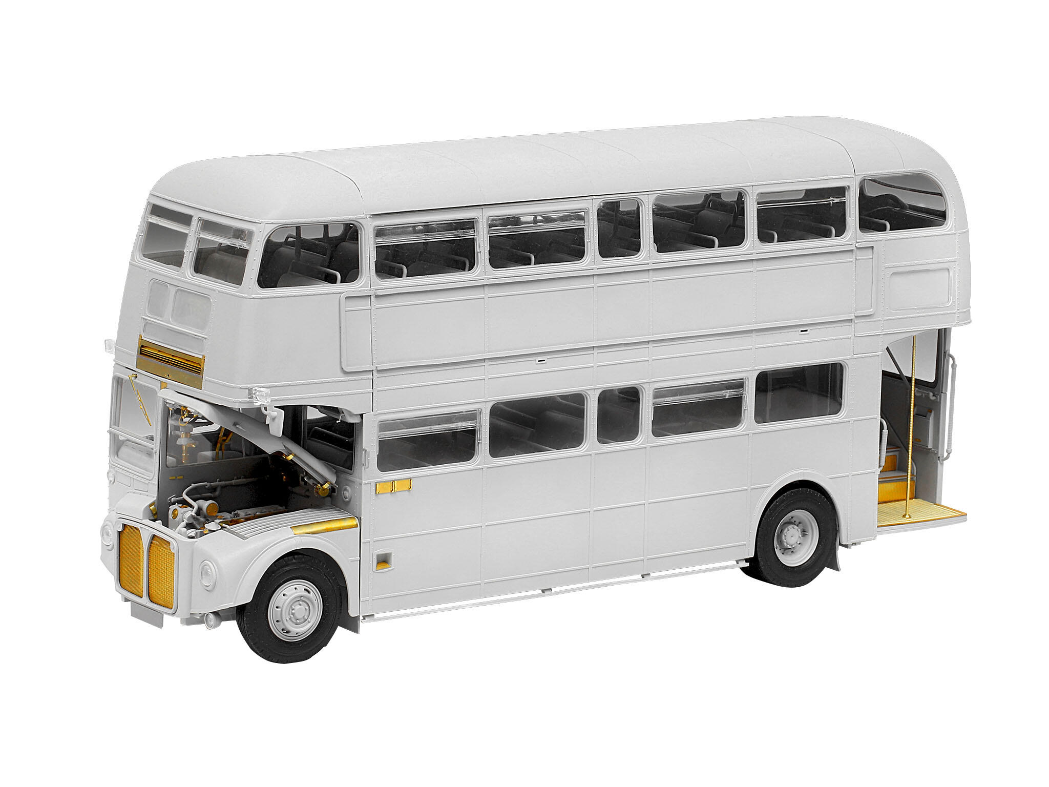 Revell-07720-2-London-Bus-Limited-Platinum-Edition-Rohkarosse